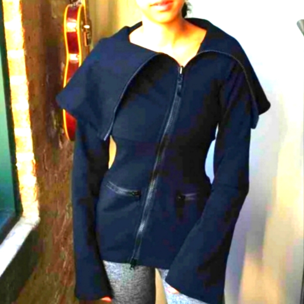 (XS-S) Lululemon Rare Over The Top Cowlneck Vintage Jacket - Picture 4 of 6